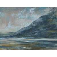 in the Shadow of the Mountain I Canvas Wall Art, 40" x 30" by Studio Select Art - product view