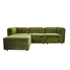 4 Pc Modular Velvet Sectional - Whats New Furniture - Portland, Oregon