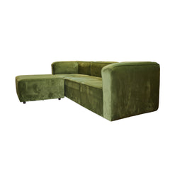 4 Pc Modular Velvet Sectional - Whats New Furniture - Portland, Oregon