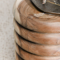 Gala Round End Table - Natural view 5