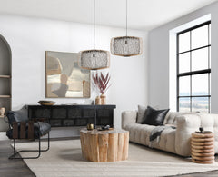 Gala Round End Table - Natural view 6