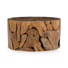 Rhea Round Coffee Table - Natural