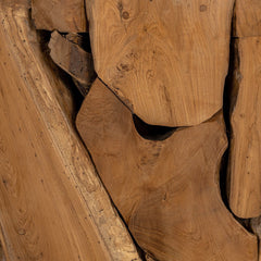 Rhea Round Coffee Table - Natural view 5