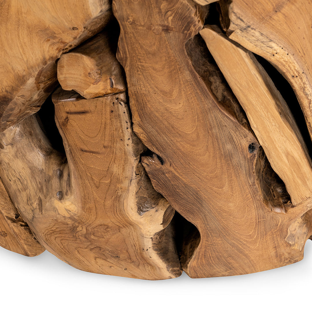Rhea Round Coffee Table - Natural view 7