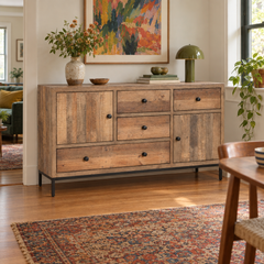 Dita 4 Drawer 2 Door Buffet in a Portland home