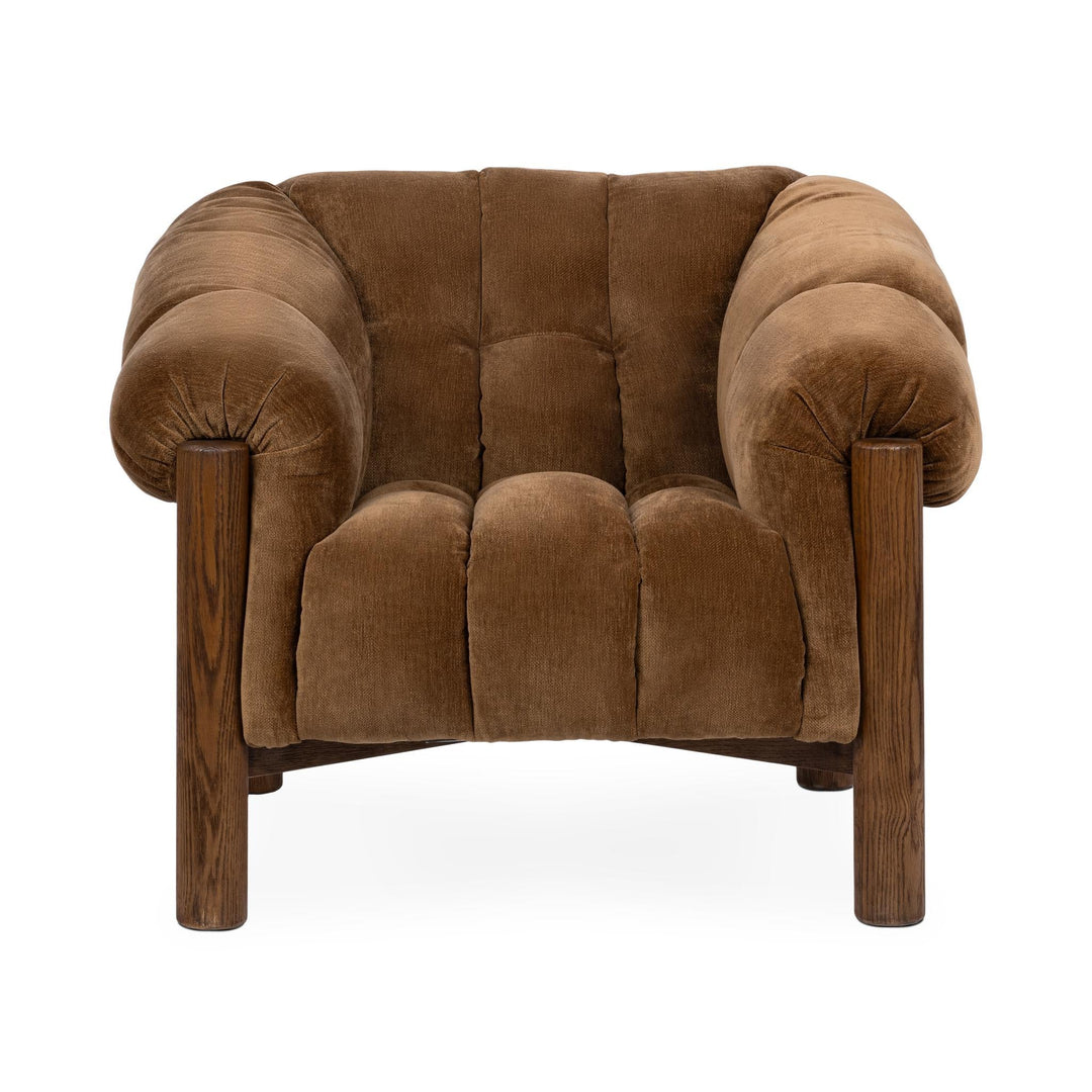 Sansa Accent Chair - Bronze in Bronze side angle - accent chair by Classic Home - Whats New Furniture Portland OR