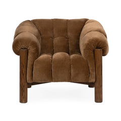 Sansa Accent Chair - Bronze in Bronze side angle - accent chair by Classic Home - Whats New Furniture Portland OR