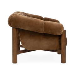 Sansa Accent Chair - Bronze in Bronze back view - accent chair by Classic Home - Whats New Furniture Portland OR