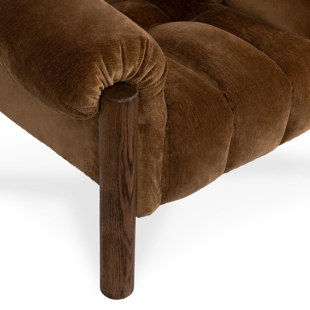 Sansa Accent Chair - Bronze in Bronze top view - accent chair by Classic Home - Whats New Furniture Portland OR