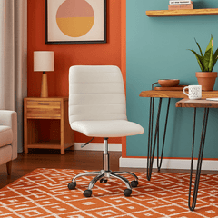 Leather Rolling Chair - Whats New Furniture - Portland, Oregon