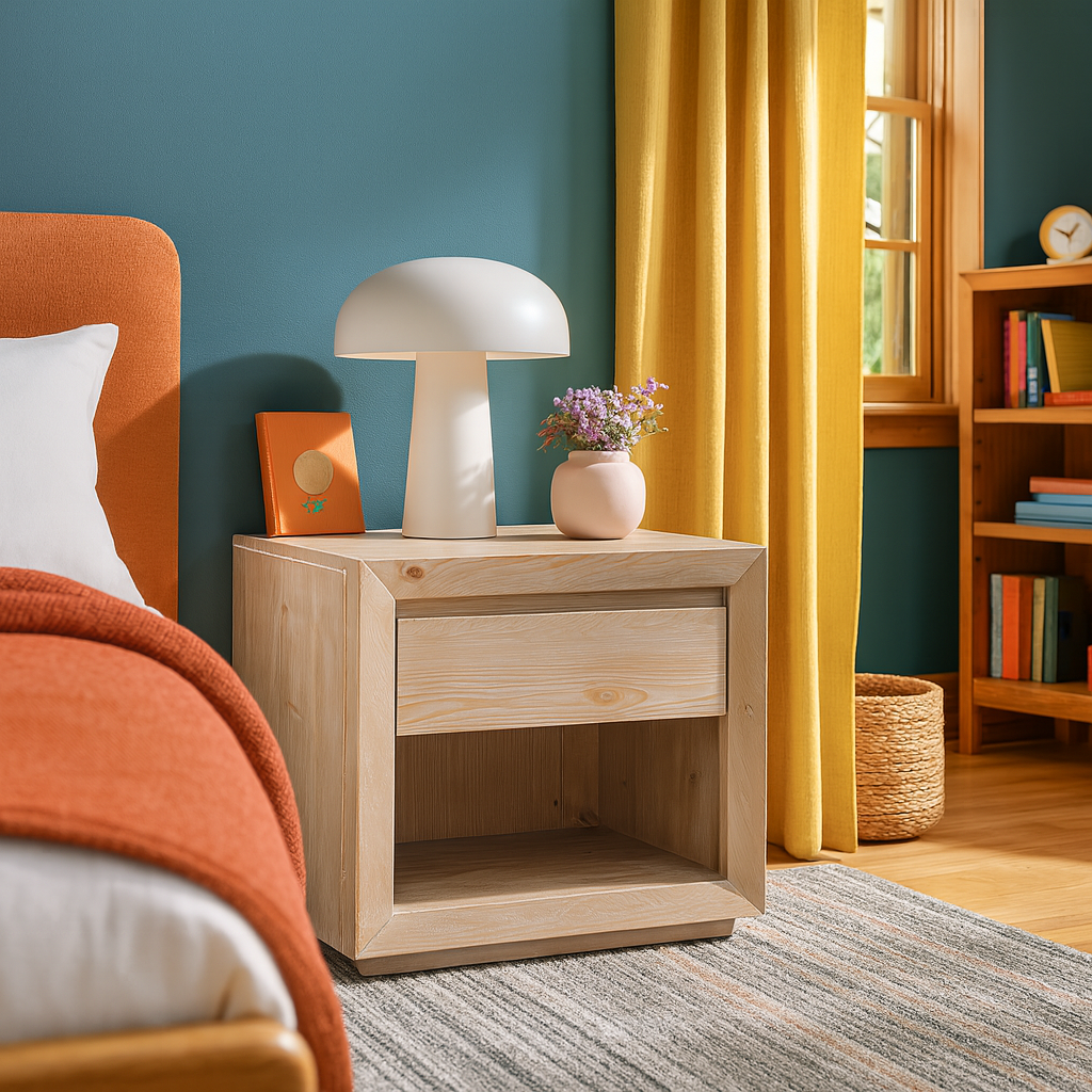White-Washed Nightstand (set)