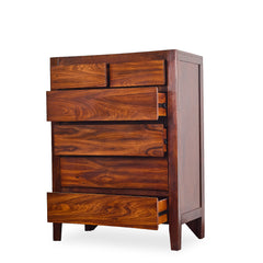 6 Drw Highboy Dresser detail view 2 - Whats New Furniture - Portland, Oregon