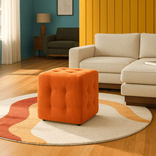 Kerby Cube Ottoman Stool - Whats New Furniture - Portland, Oregon