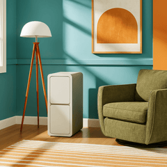 Leather Side Table (Pair) - Whats New Furniture - Portland, Oregon