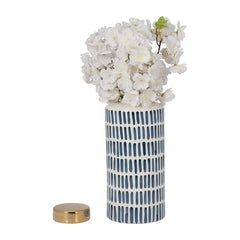 Ceramic Jar with Gold Lid detail view 3 - What&