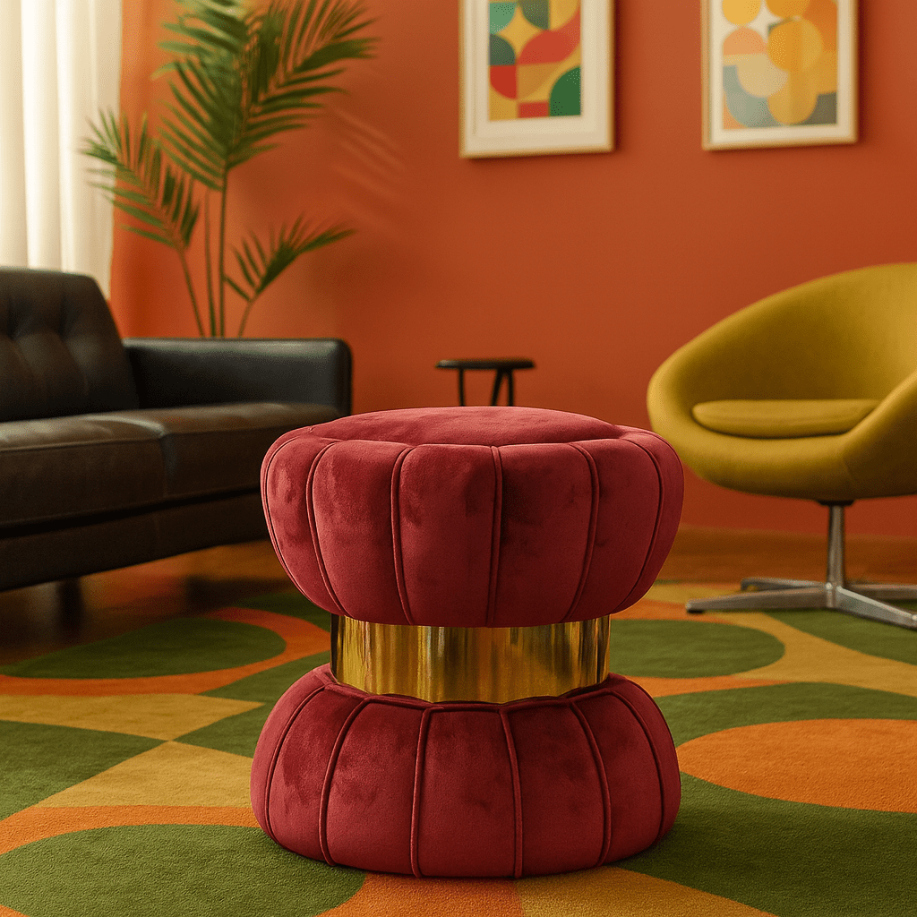 Sora Round Ottoman - Whats New Furniture - Portland, Oregon