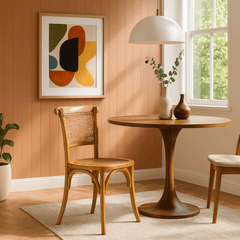 Rattan and Bent Wood Dining Chairs - Whats New Furniture - Portland, Oregon