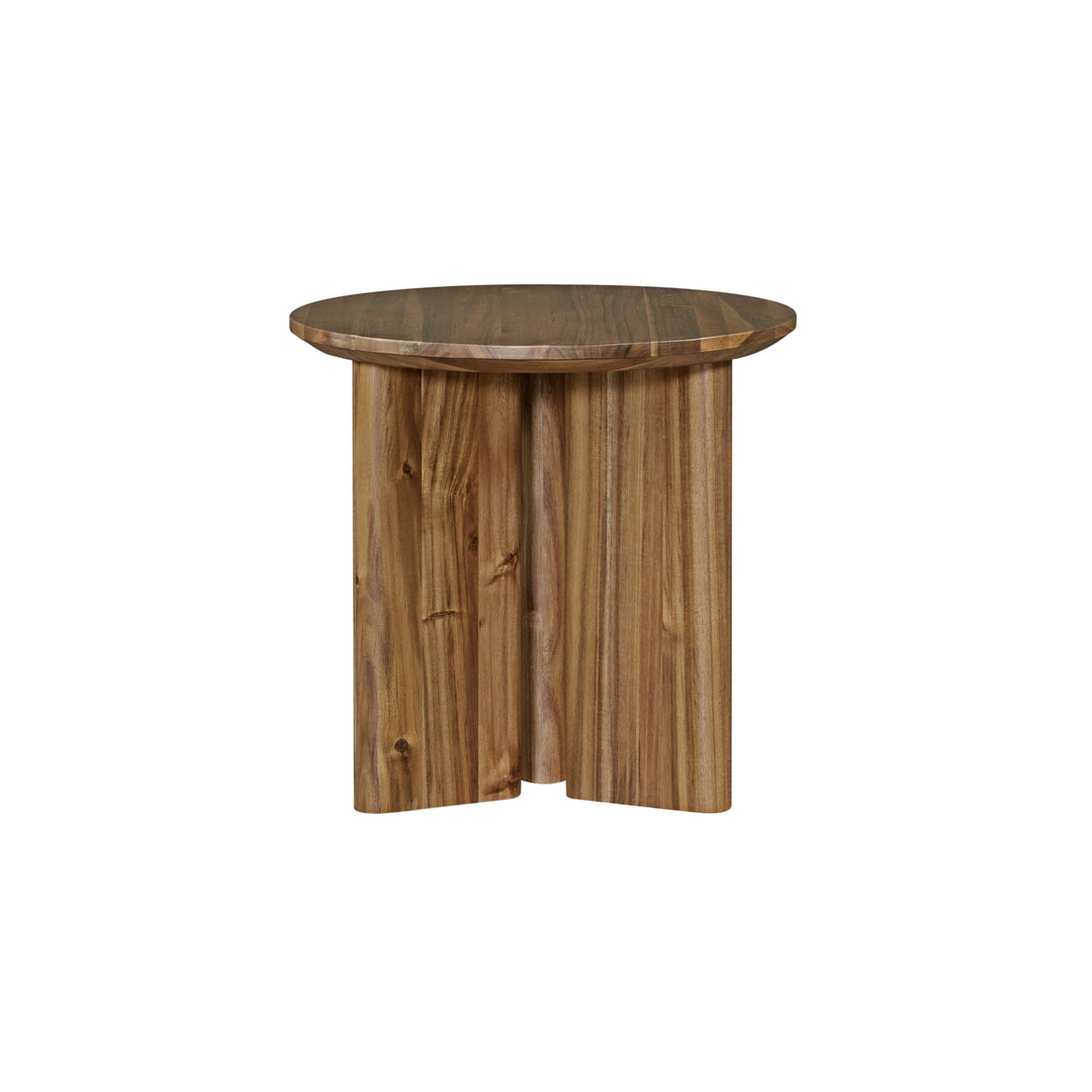 Petrilio Side Table in Hazelnut Brown