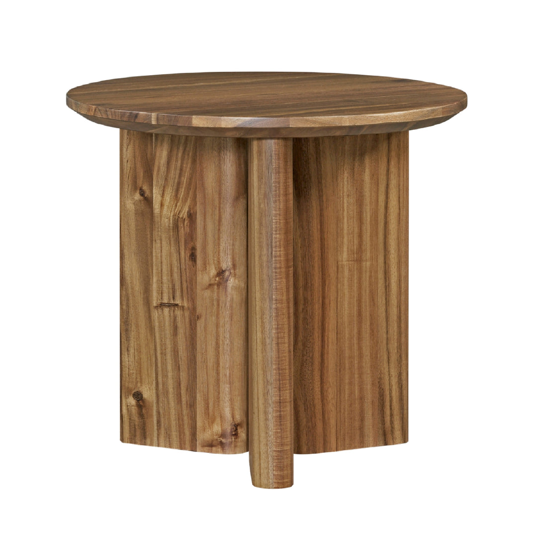 Petrilio Side Table in Hazelnut Brown