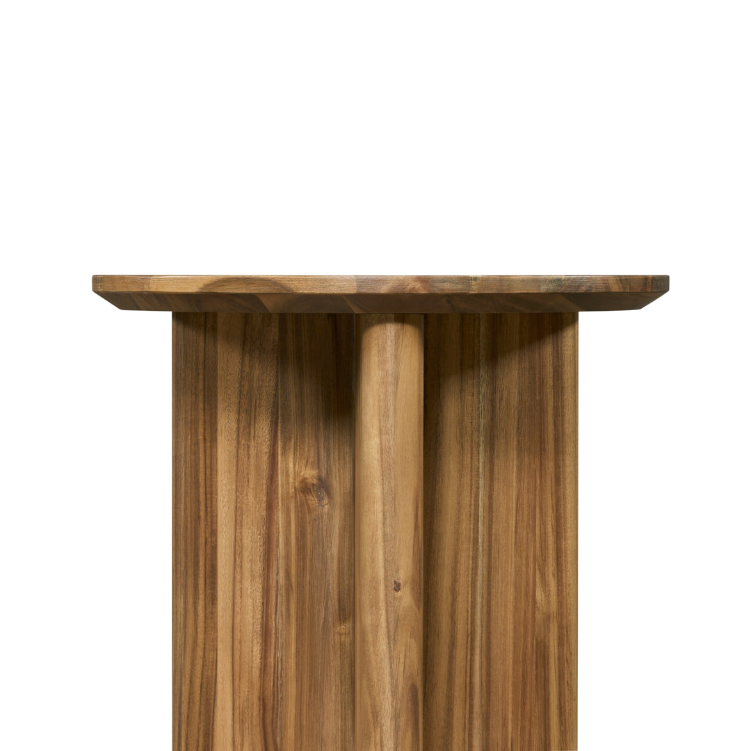 Petrilio Side Table in Hazelnut Brown