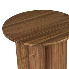 Petrilio Side Table in Hazelnut Brown