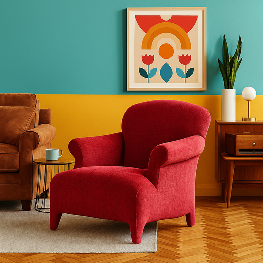 Fully Upholstered Armchair