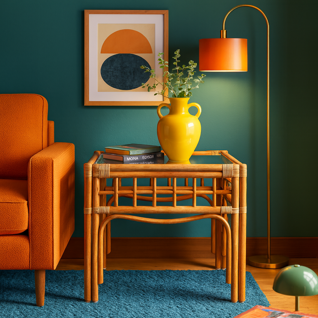 Gridwork Side Table