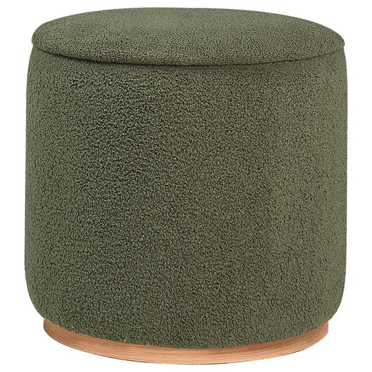 Zena Faux Sheepskin Ottoman