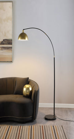Gloria Arched Floor Lamp - detail - mid-century modern lighting - Whats New Furniture Portland OR