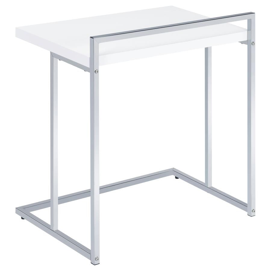 Dani Rectangular C-Shaped Sofa Side Table