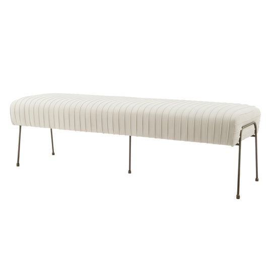 Merritt Pleated Bench