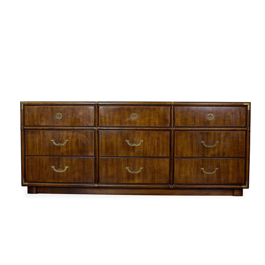 Vintage Mid-Century 9 Drawer Dresser