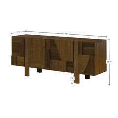 Abstract 4 Door Sideboard - Whats New Furniture - Portland, Oregon