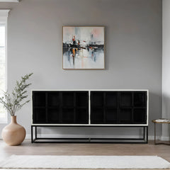 Caged Sideboard - White Centre (Limited Edition) - Whats New Furniture - Portland, Oregon
