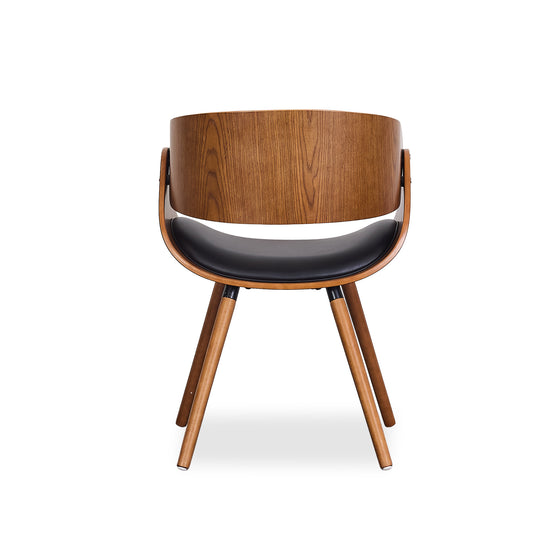 Scooped Arm Side Chair
