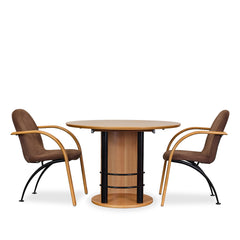 Art Deco Extendable Dining Table w/2 chairs - Whats New Furniture - Portland, Oregon