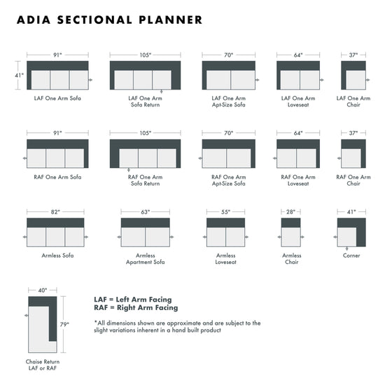 Adia Custom Sofa / Sectional