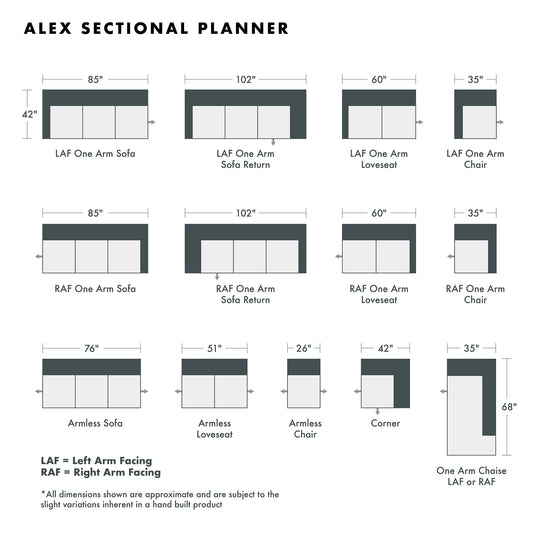 Alex Custom Sofa / Sectional