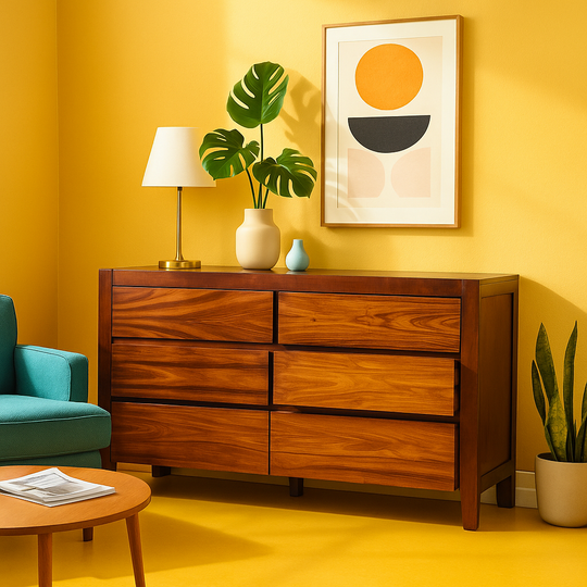 6 Drw Lowboy Dresser