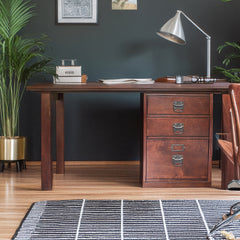 Bedford 3 - Drawer Desk - Whats New Furniture - Portland, Oregon