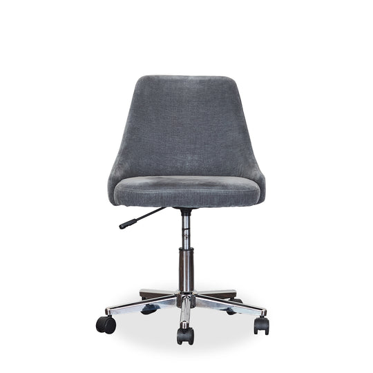 Washed Blue Rolling Chair