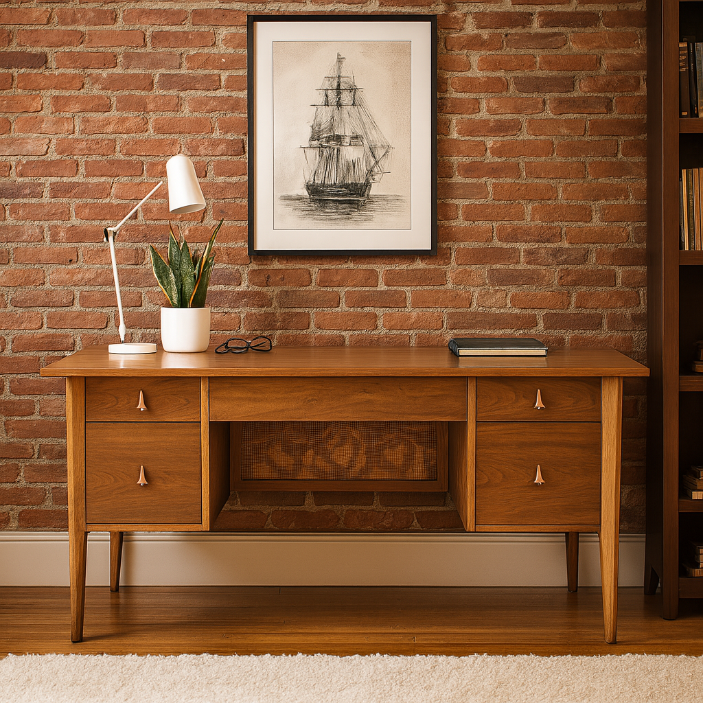 Broyhill Brasilia inspired desk