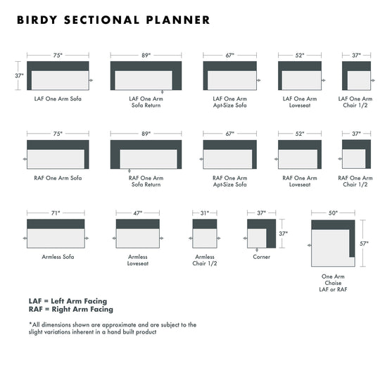 Birdy Custom Sofa / Sectional