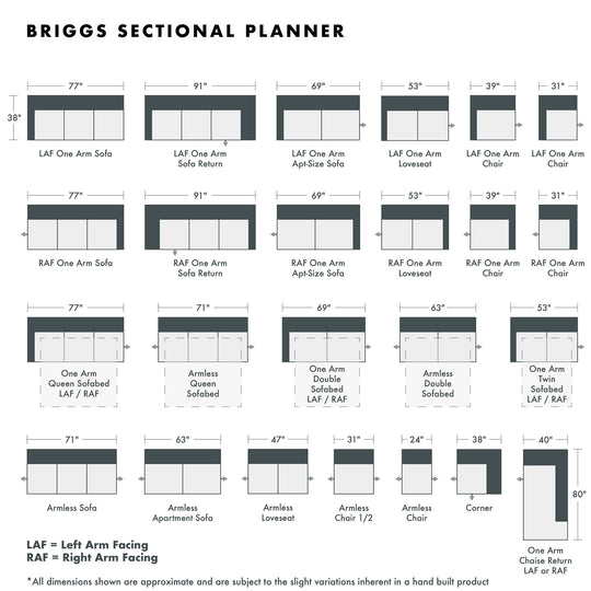 Briggs Custom Sofa / Sectional