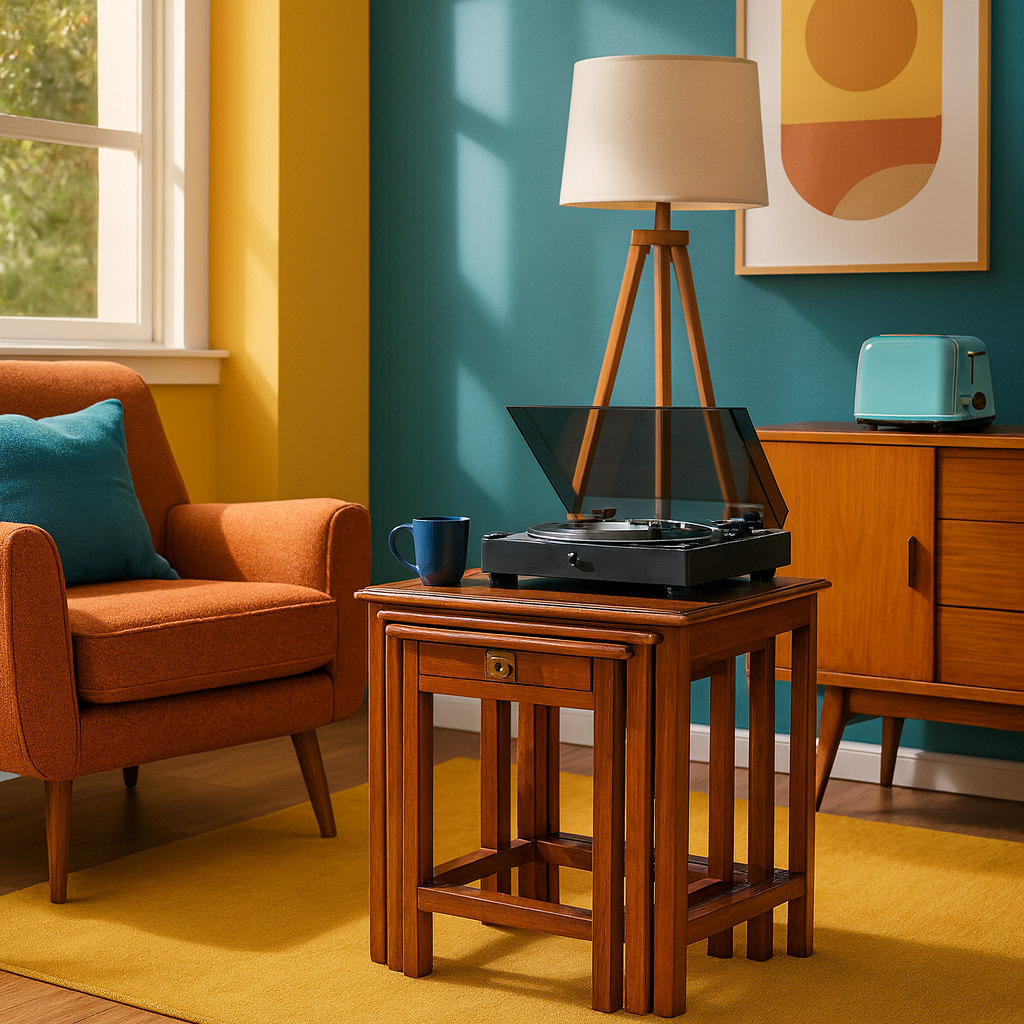 Nesting Tables w/inlay (4)