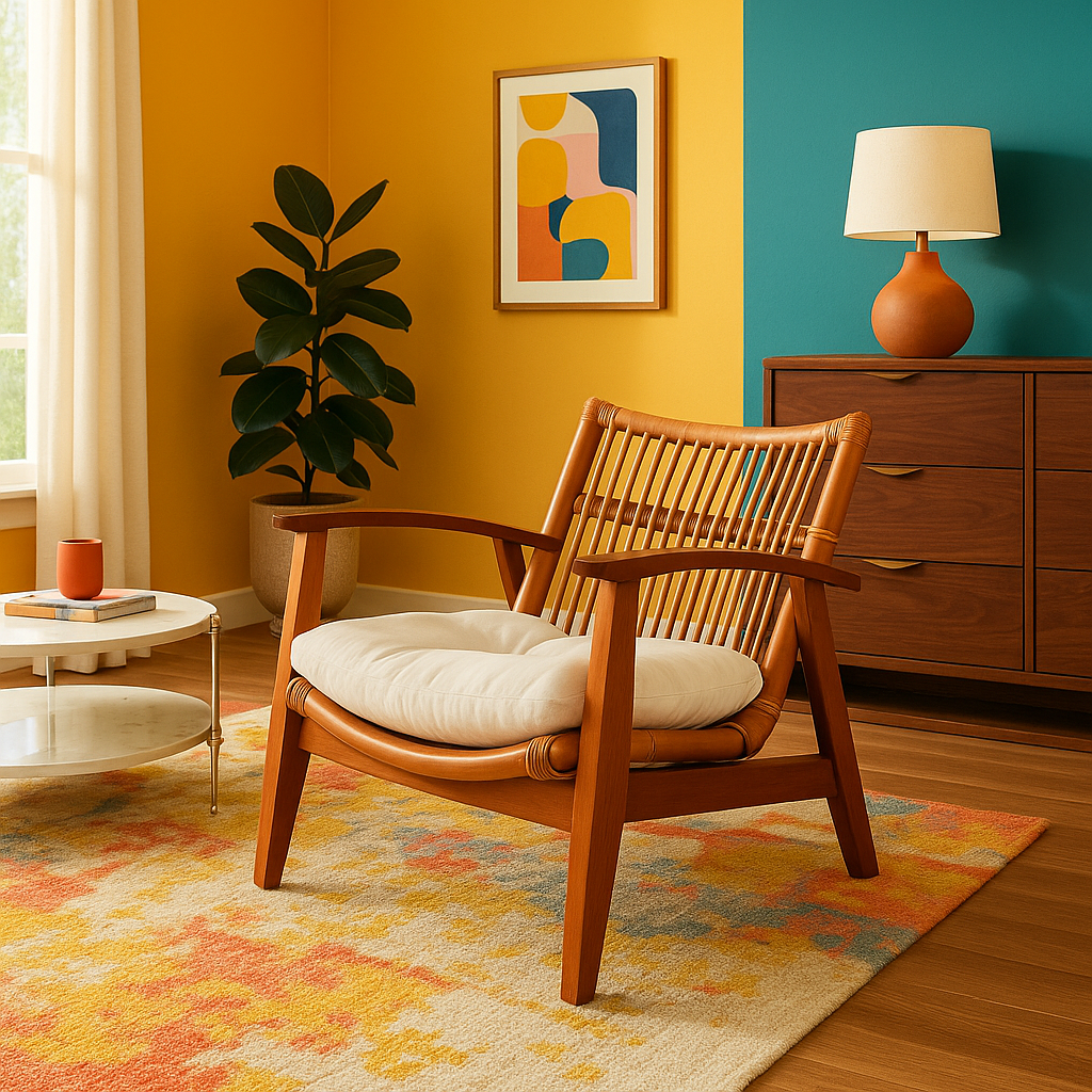 Low Rattan Chair