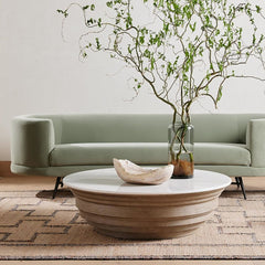 Stone Top Coffee Table - Whats New Furniture - Portland, Oregon