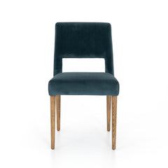 Joseph Dining Chair in Bella Jasper front studio view - Whats New Furniture Portland OR