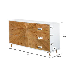 Casablanca 6 Drawer Dresser - Whats New Furniture - Portland, Oregon
