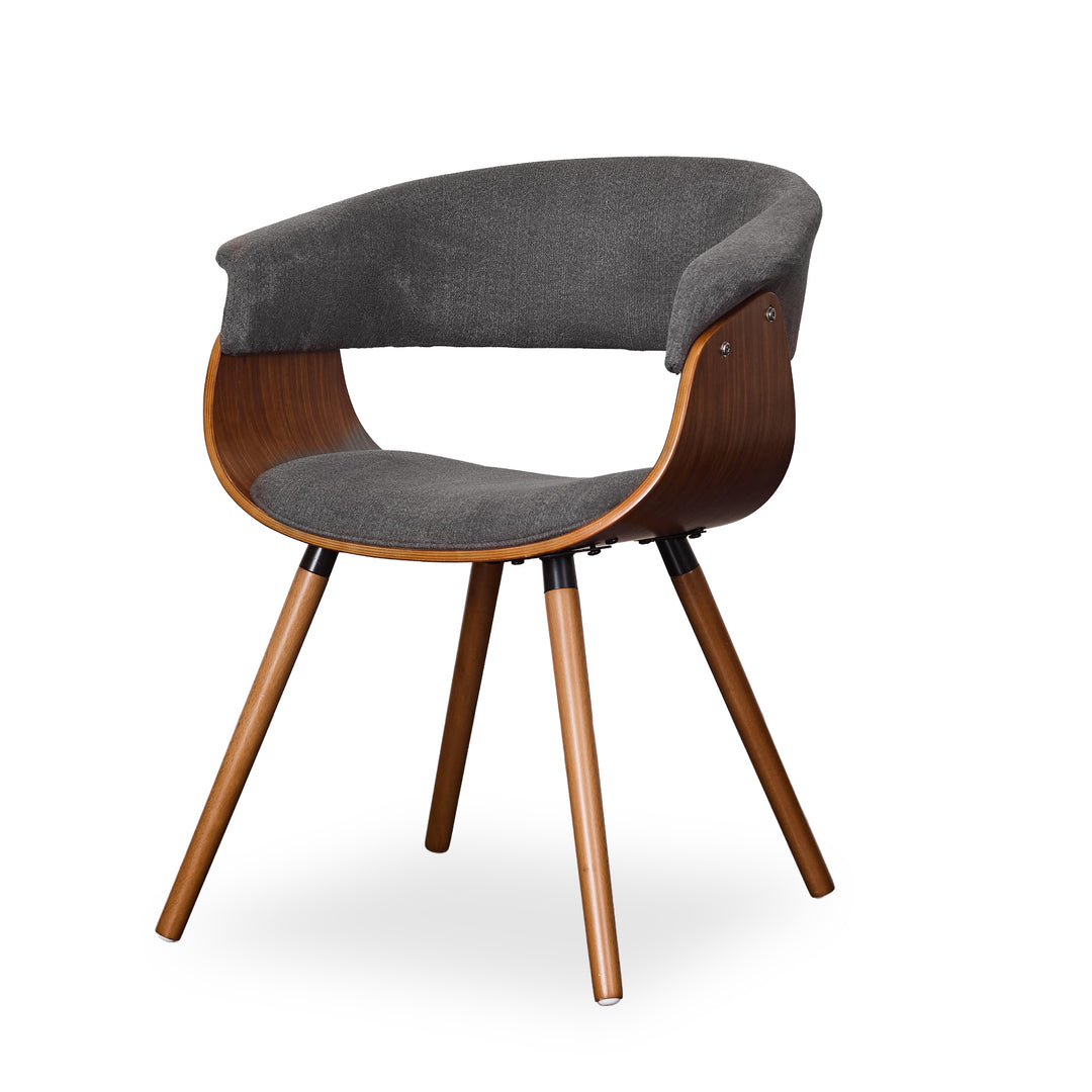 Curved Accent Armchair